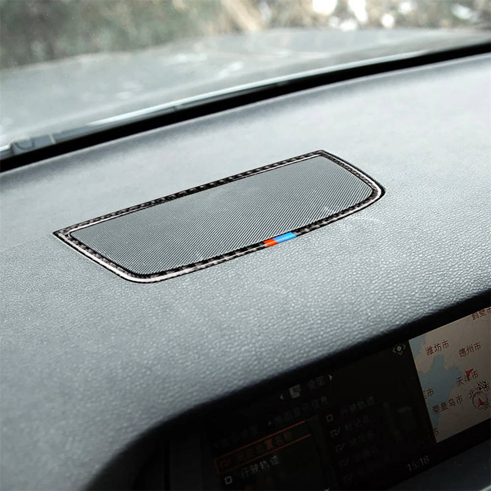 

Carbon Fiber Dashboard Speaker Frame Cover Trim for BMW E70 X5 E71 X6 2008-2013 Stylish Car Accessories Car Stickers Brand New