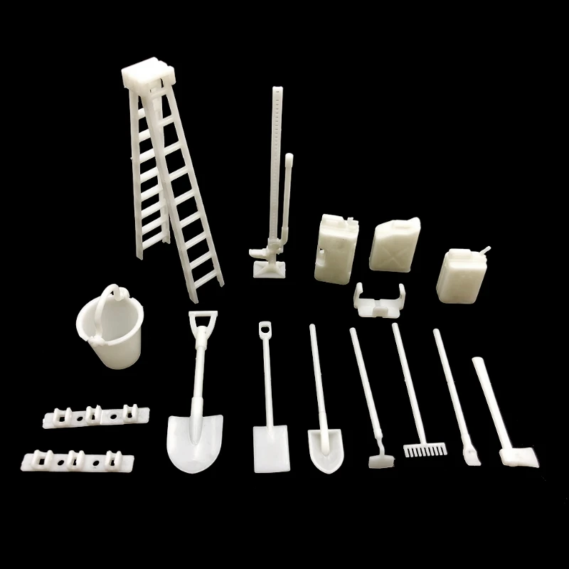 Мини декоративные детали для масляного бака лестница Лопата ковш топор WPL B 14 24 1/16