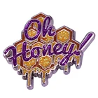 Эмалированная брошь Oh Honey, брошь Trixie Mattel ЛГБТ queer pride Badge RPDR fansGift