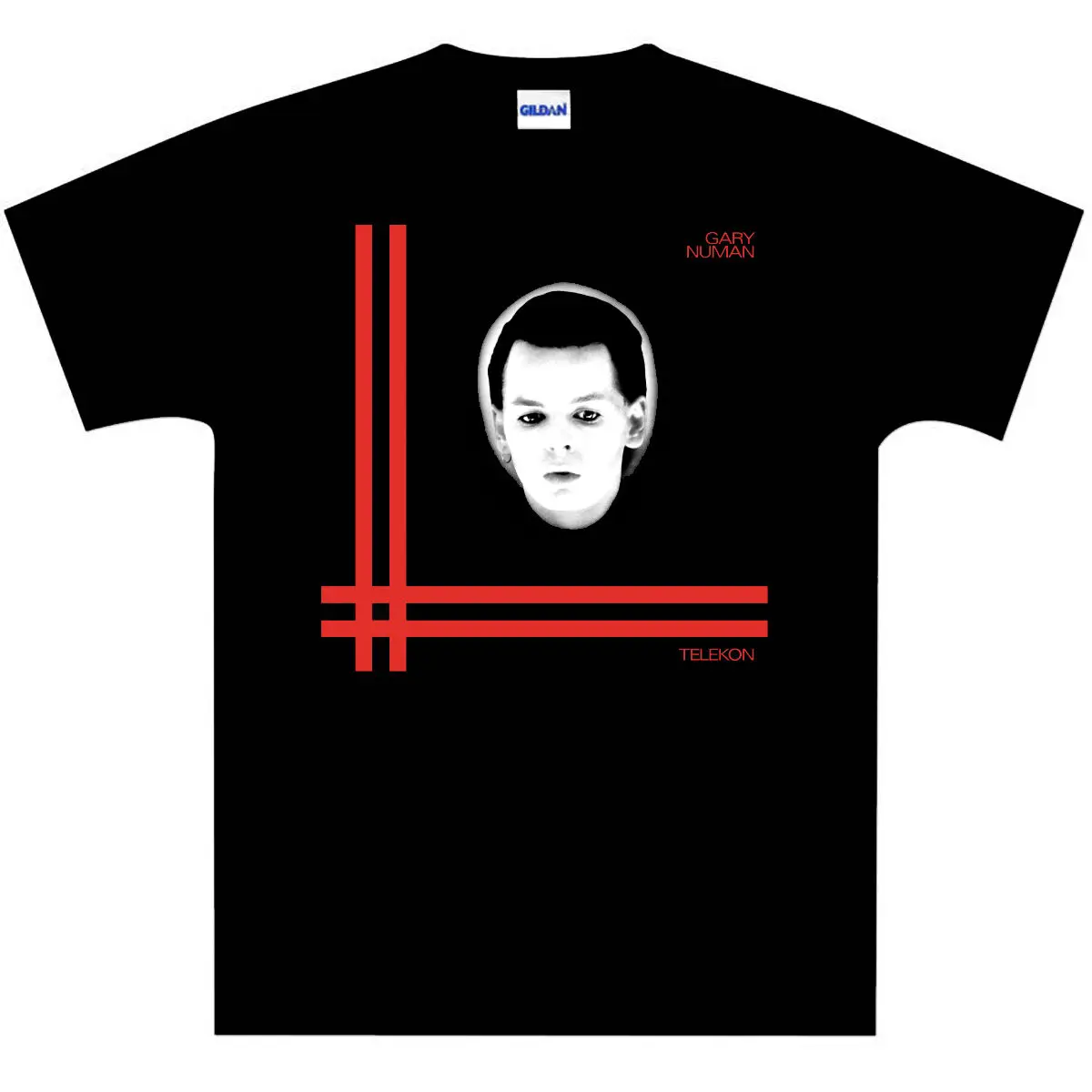 Gary Numan (Tubeway Army) Telekon 1980 Футболка Новинка|Мужские футболки| |