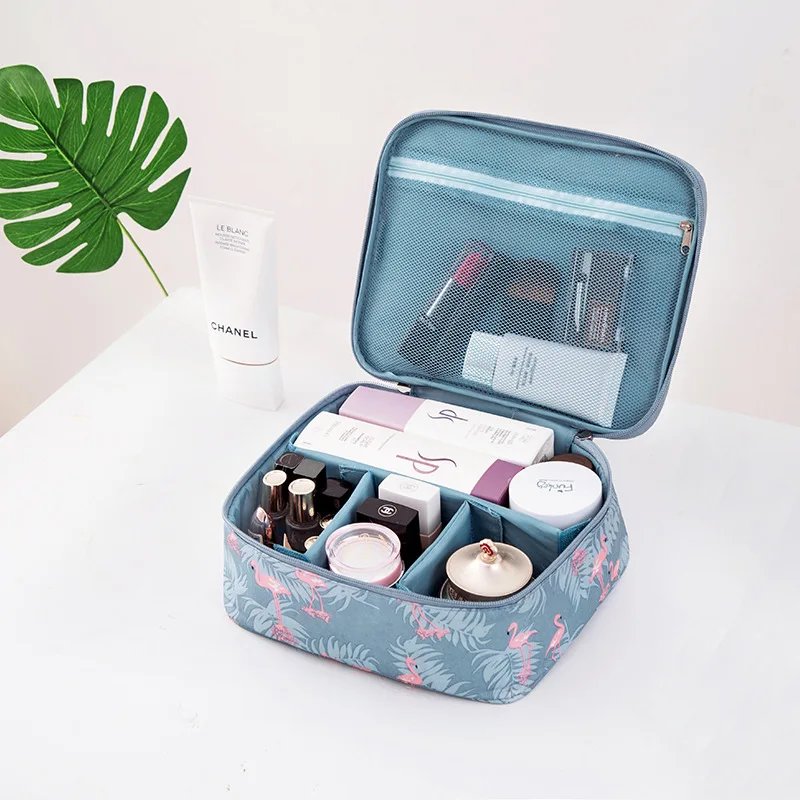 

1PC Portable Make Up Case Cosmetic Bag Waterproof Beauty Case Organizer Functional Toiletry Kits Wash Bags Travel Tote