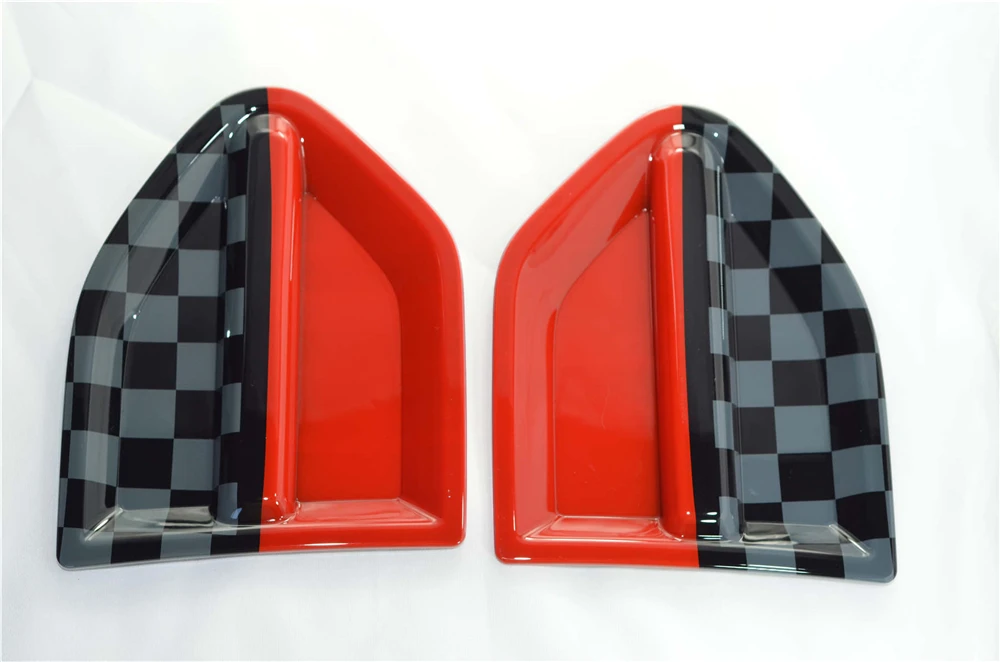 

Side Scuttle Lamp Light Pattern Fender Panel Frame Cover Case Cap Trim ABS Decal for Mini Cooper F60 One Countryman Low Version