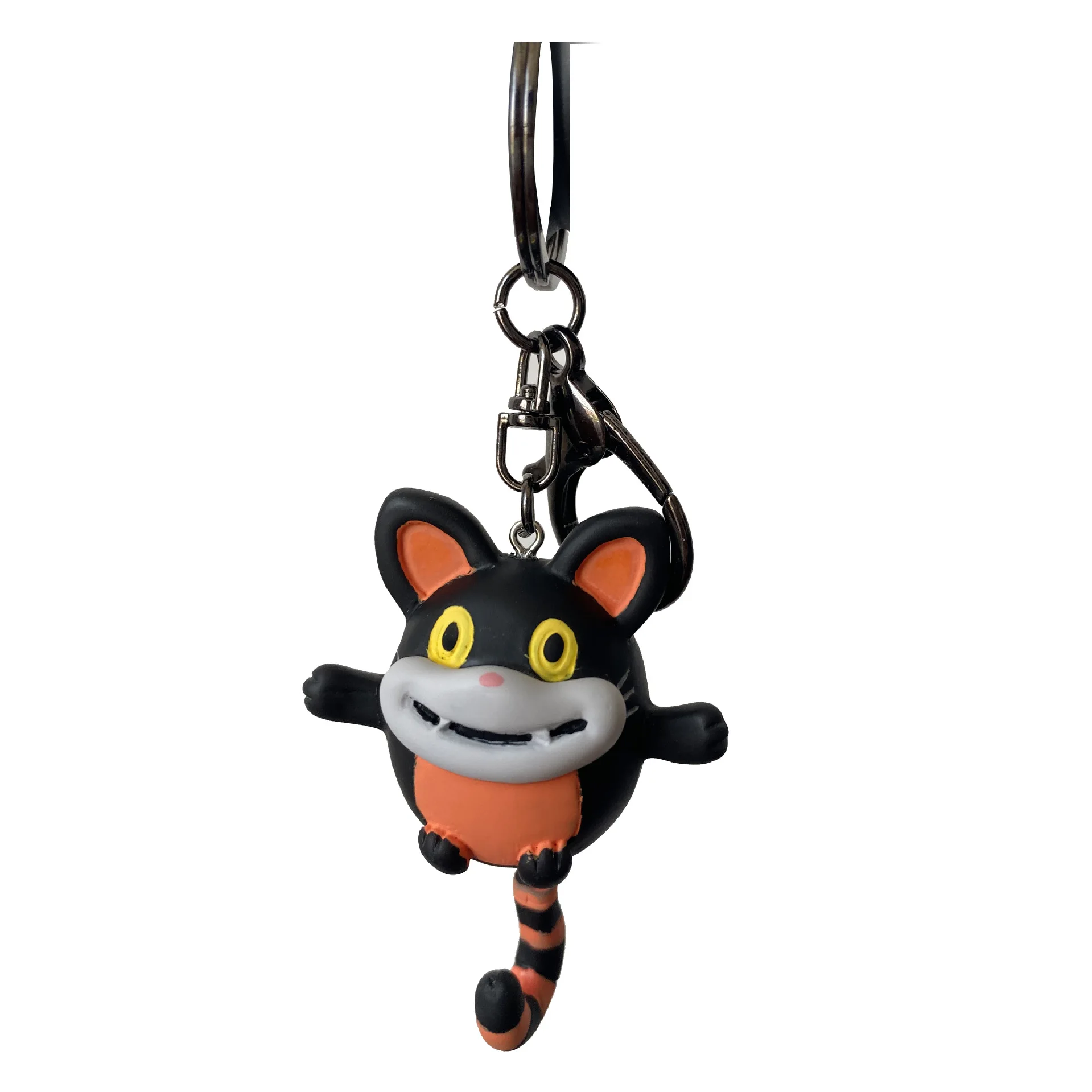 

2020 Silicone Sailor Moon Luna Cat Keychain Cap Head Cover Key chains Case Shell Cartoon Shape Lovely Women Kids Jewelry Gift