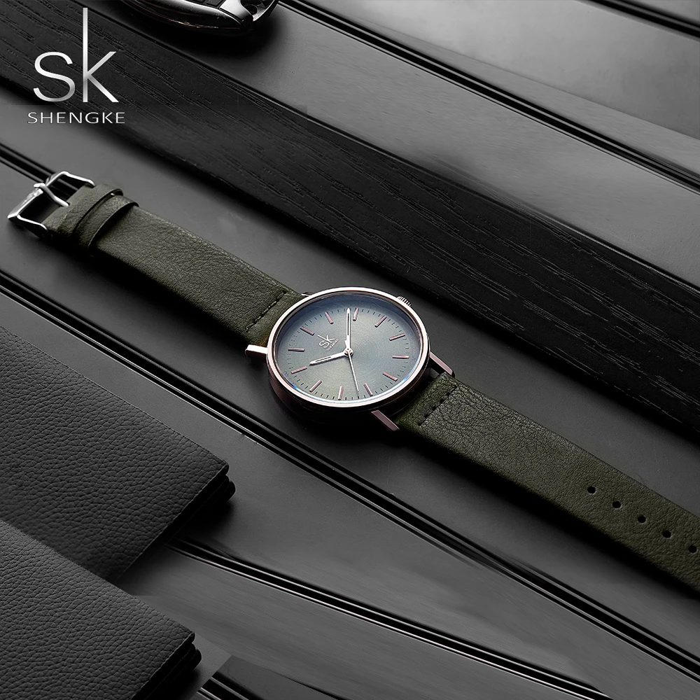 

SHENGKE Women Watch Top Brand Luxury Minimalist Women's WristWatches Fashion Ladies Clock Reloj Mujer