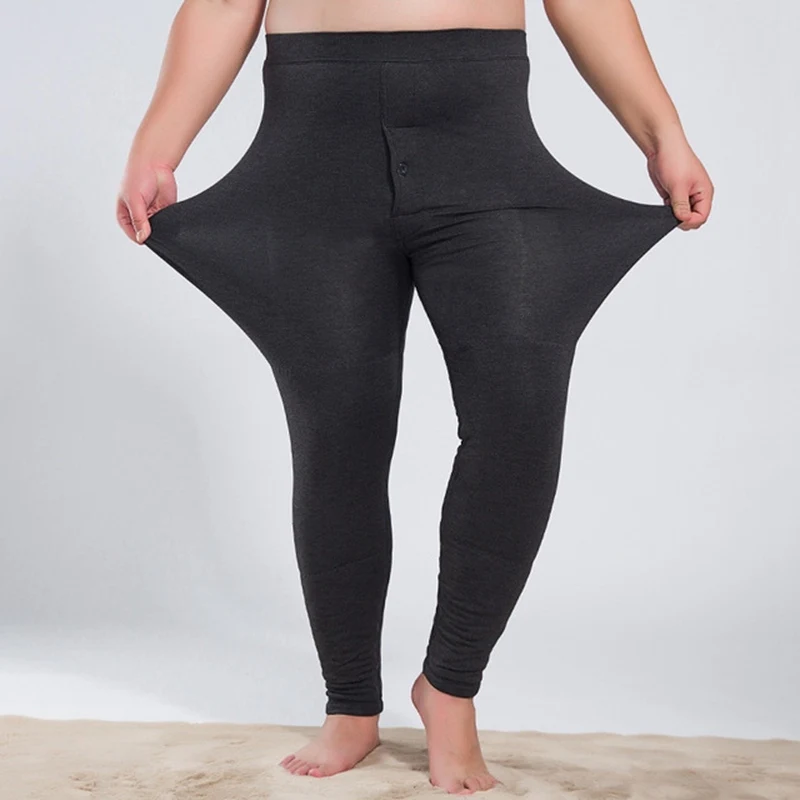 Мужское осенне-зимнее базовое утепленное термобелье большого размера мужские