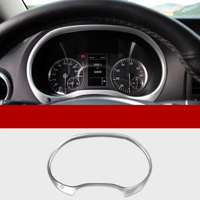 Для Mercedes Benz Vito 2016-2017 1 шт Матовый ABS хром украшения для приборной панели автомобиля