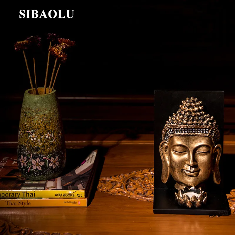 Юго-Восточная Азия Смола Будда подсвечник спа красота Клубная комната дзен