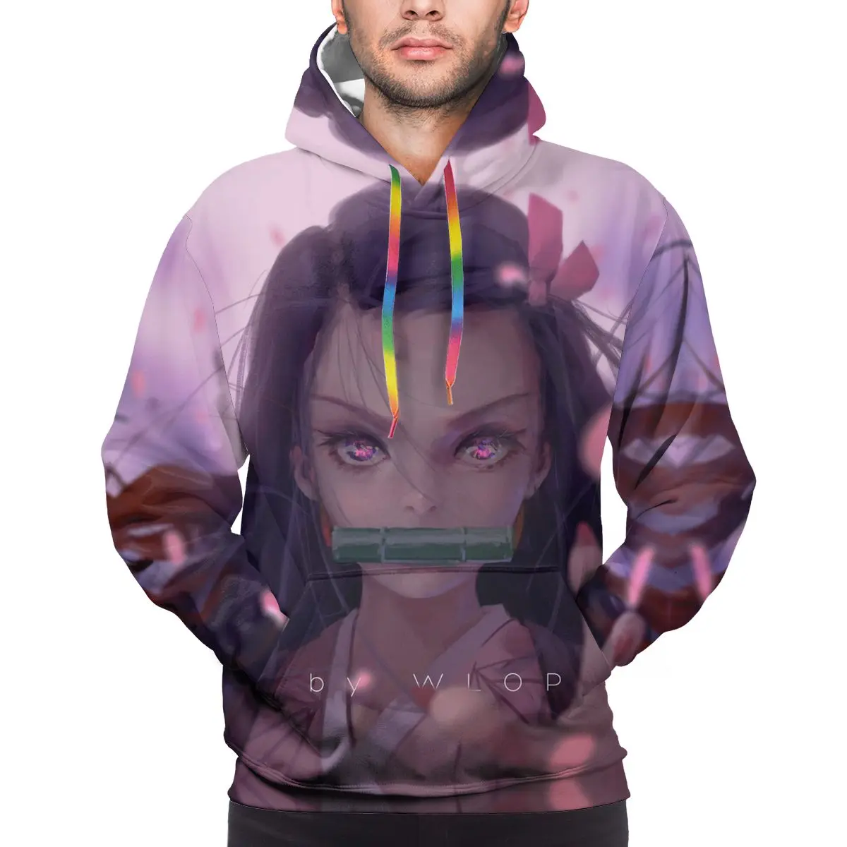 

Men's Custom Pattern clothes Hoodies Demon Slayer Sportswear Anime Comfortable For men and women Suitable Unisex Hoodie