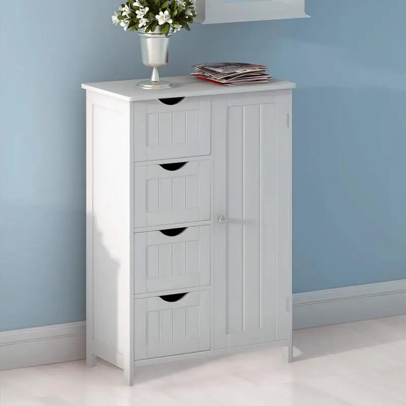 

New Bathroom Standing Shelf Storage Cabinet Bathroom Toilet Cabinet Shelving Kitchen Sundries Cabint Bathroom Furniture HWC