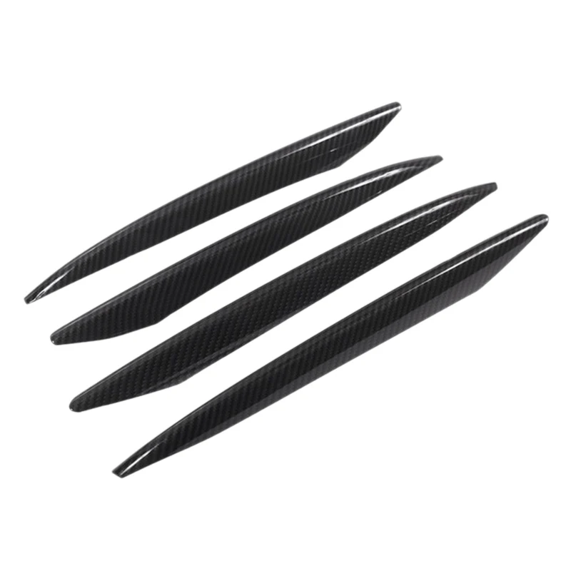 

Carbon Fiber Front Bumper Lip Splitter Spoiler Fog Lights Trim Sticker for Mercedes Benz E Class W213 E200 E300 E43