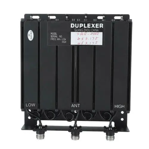 50 Вт VHF 6 Полость Duplexer N разъем свободная Мелодия радио Повтор Новый 136-180 МГц |