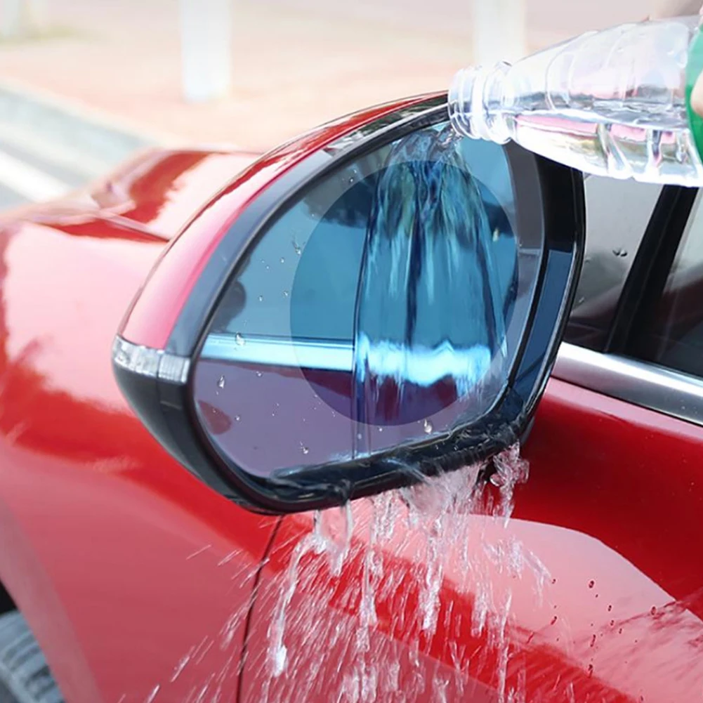 2 шт. противотуманная пленка на окно автомобильного зеркала заднего вида