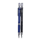 Механические карандаши для чертежей, карандаши для набросков, школьные и офисные канцелярские принадлежности, 1 шт. 2B 2,0 мм, синяя и черная ручка со свинцовым держателем