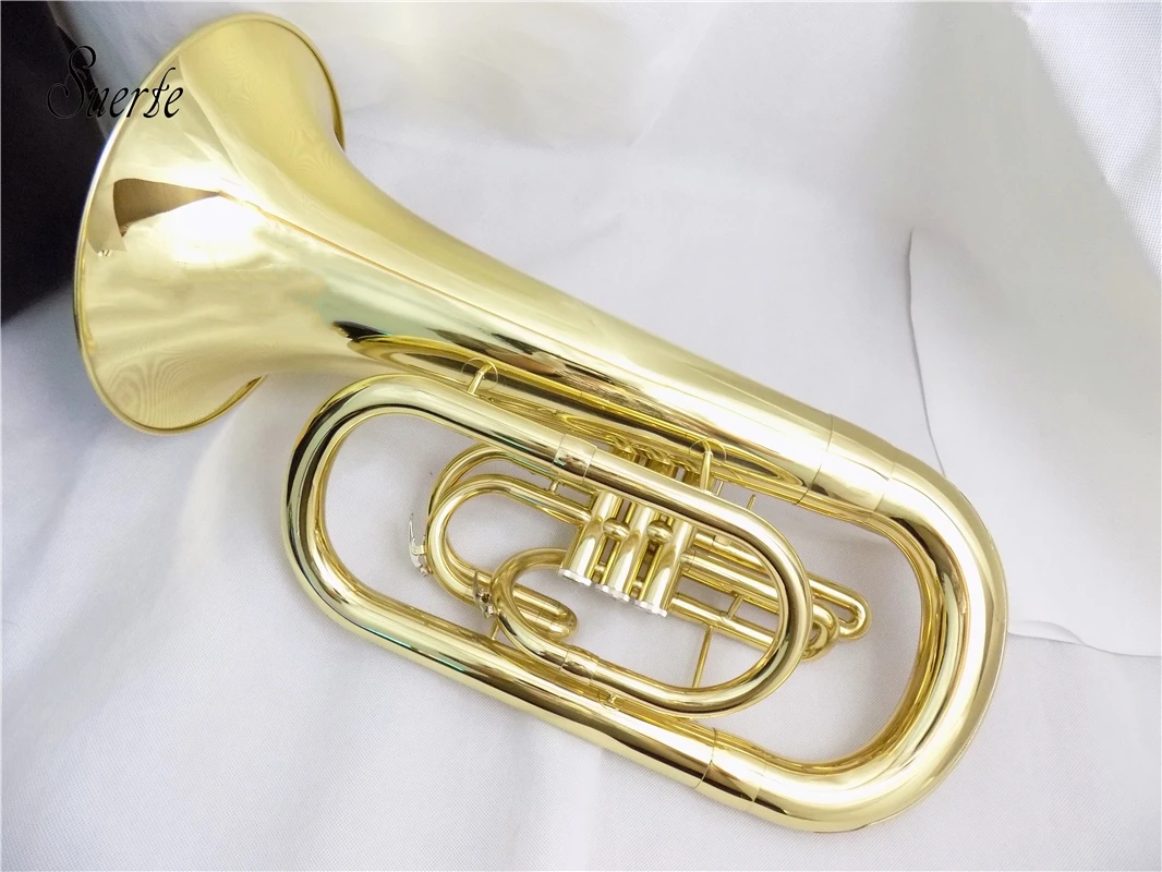 Bb Marching euphonium чехол с мундштуком желтый латунный euphonium Horn Музыкальные инструменты