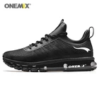 Легсветильник кроссовки ONEMIX из мягкой кожи и микрофибры, спортивная обувь для мужчин, уличные мужские кроссовки для бега, повседневные унисекс