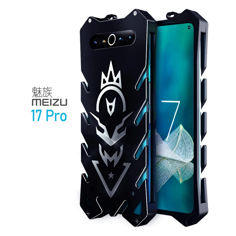 

360 Full Protection Metal Armor Phone Case For Meizu 17 Pro Case Shockproof Aluminum Full Cover Coque For Meizu 17 Pro 17 Funda