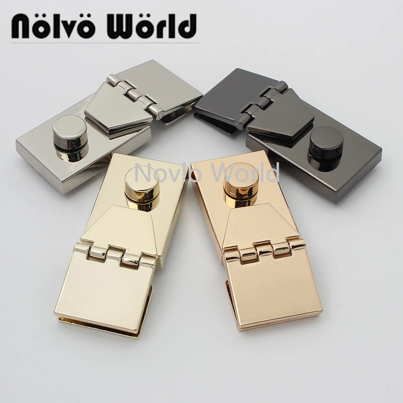 

Nolvo World 2-10 pieces 63*25mm 4 colors wholesale bag hardware accessories clasp lock