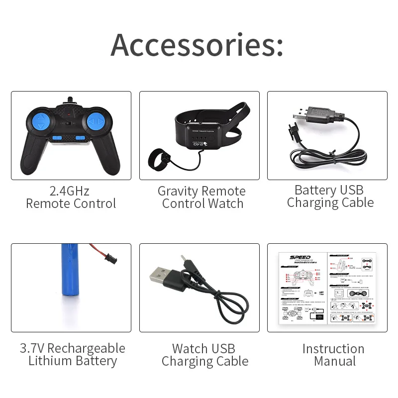 Новый 1:14 RC автомобиль двусторонний трюк индукция жестов скручивание внедорожный