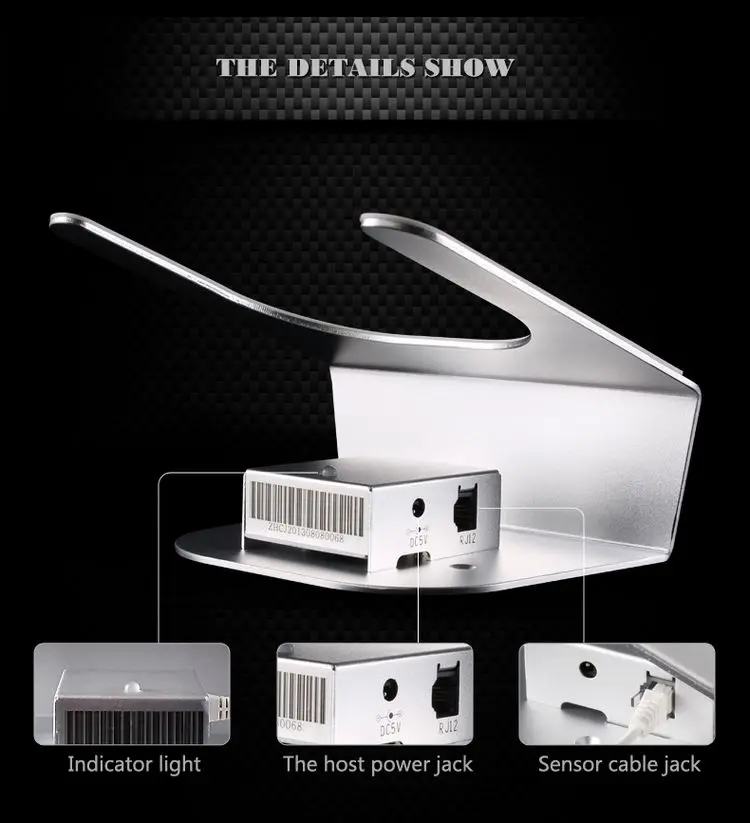 Настольный Будильник Анти кражи держатель безопасности безопаснй Дисплей