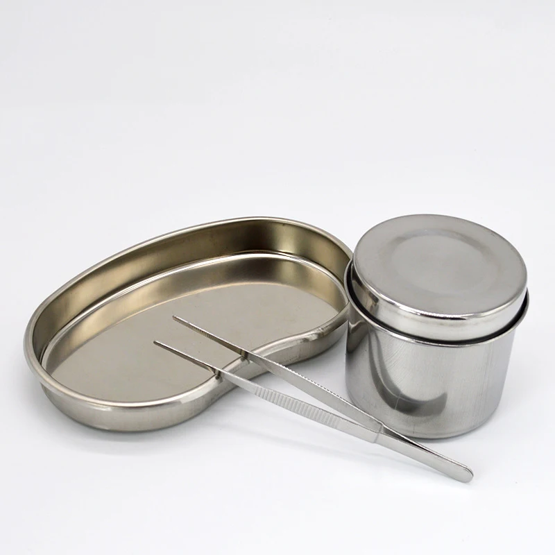 Набор для дезинфекции татуировок 1 шт. медицинский бак спирта из нержавеющей