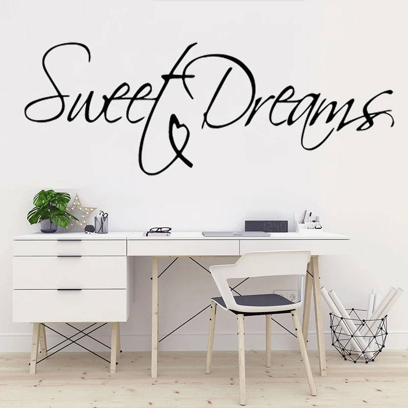 

Vinyl Phrases Quotes wall Decor Stickers waterproof Wall Decal for Bedroom Livingroom Home Decoration wall Stickers RU455