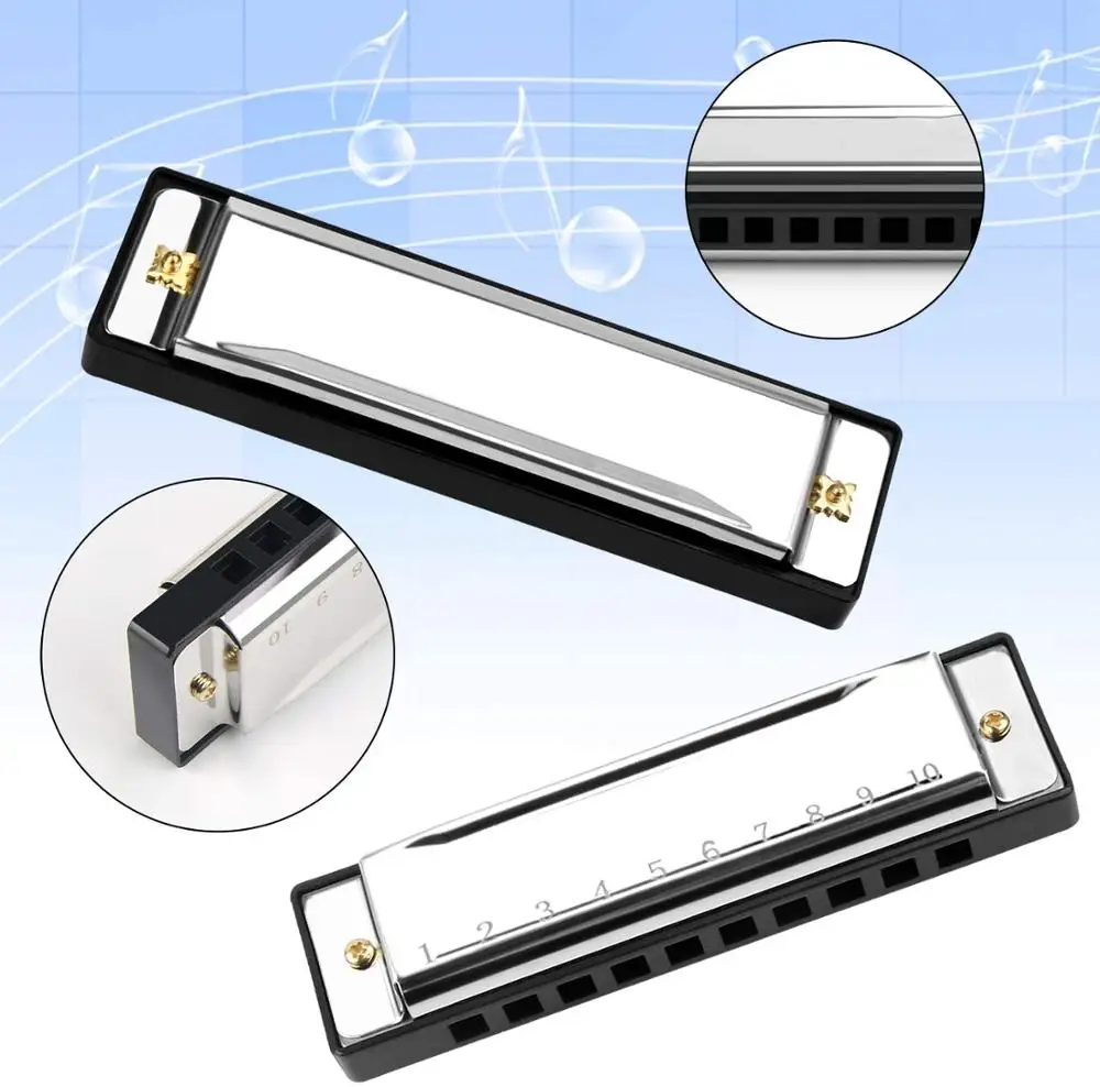 Гармоника с 10 отверстиями 20 мелодий ротовой орган блюз роскошная гармоника