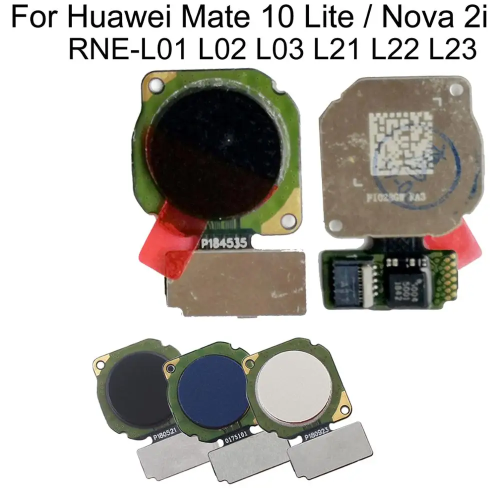 Гибкий кабель датчика отпечатков пальцев для Huawei Mate 10 Lite Nova 2i RNE-L21 RNE-L22 RNE-L01 RNE-L02