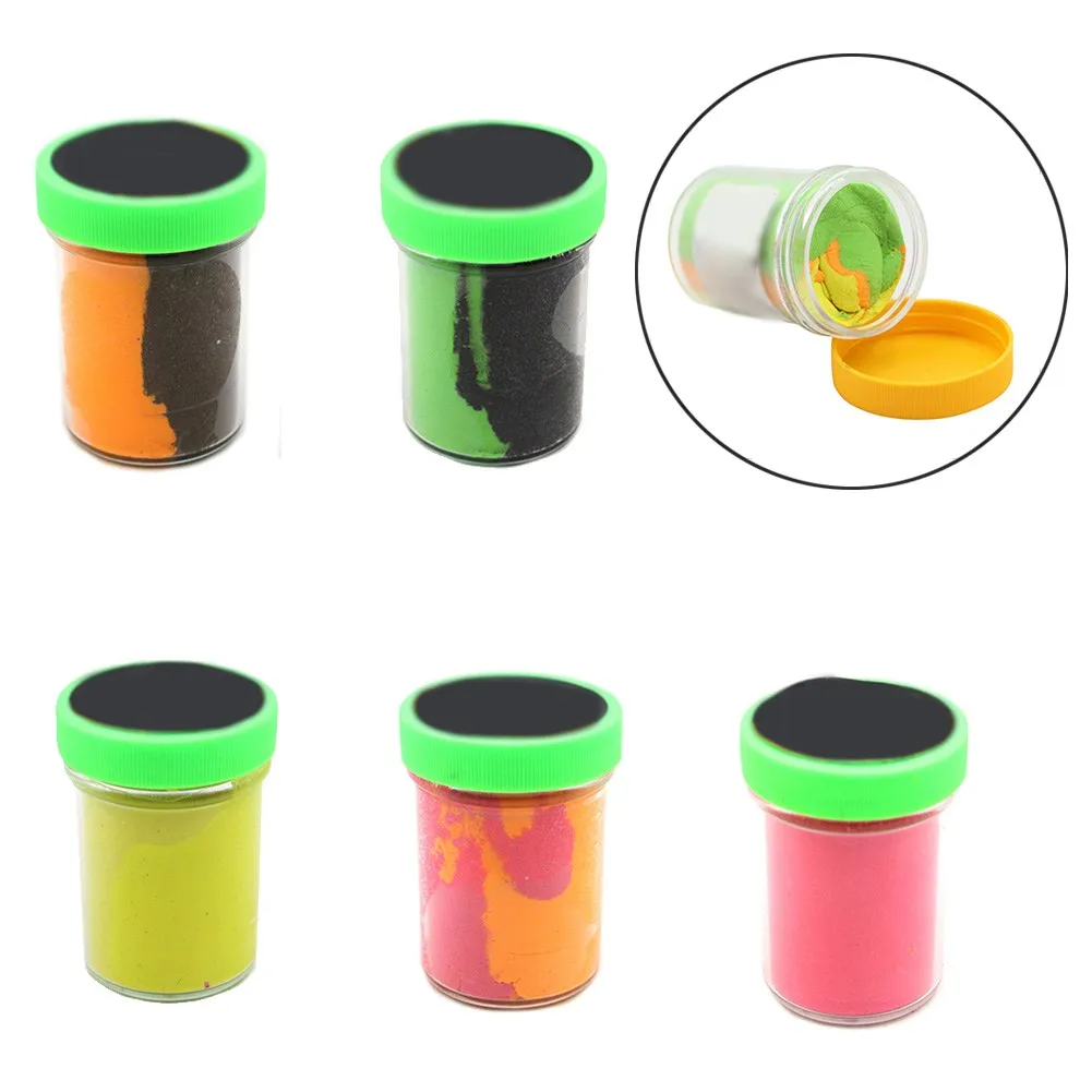 

Fishing Bottle Bait Dough 52g Trout Bait Dough Carp Fishing Baits Material Colorful Floating Shapes Lure Yellow