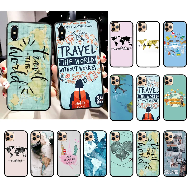 Ravelling карта мира путешествия Smart Cover чехол для телефона huawei mate 10 20 lite рro X Honor play Y6 5 7 9