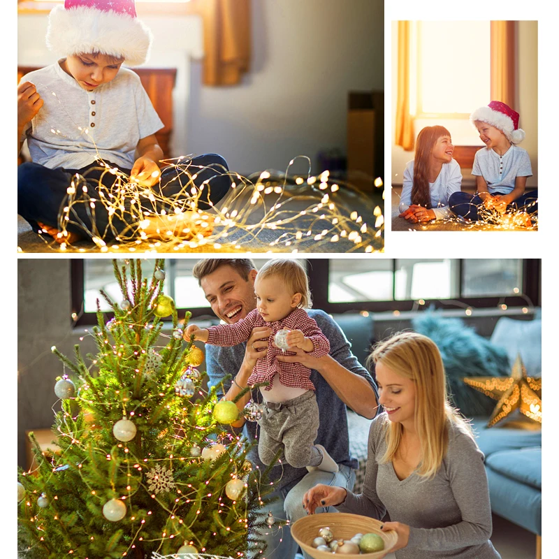 Уличная Декоративная гирлянда на солнечной батарее уличная Светодиодная