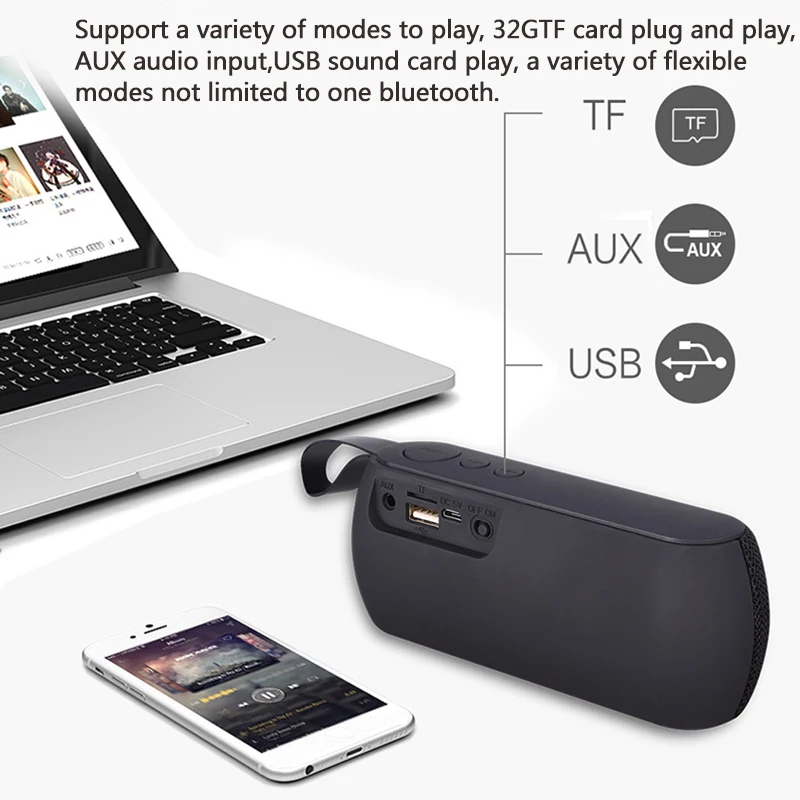 Мини Bluetooth динамик Портативный на открытом воздухе s беспроводной сабвуфер с