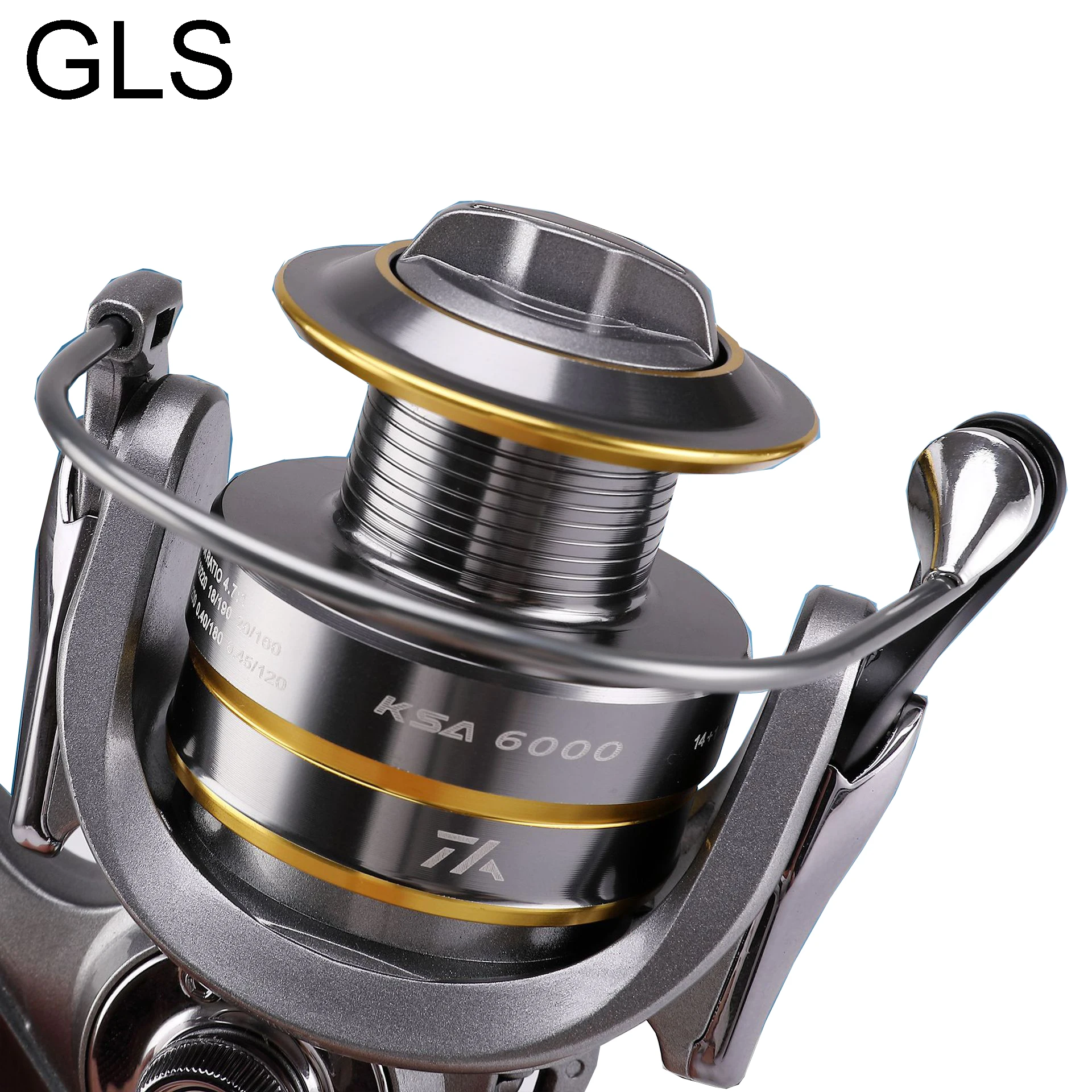 

Full Metal Spool Aluminum alloy Fishing Reel 5.5:1 Outdoor High Speed Spinning Reel Carp Fishing Reels For Freshwater and Saltwa