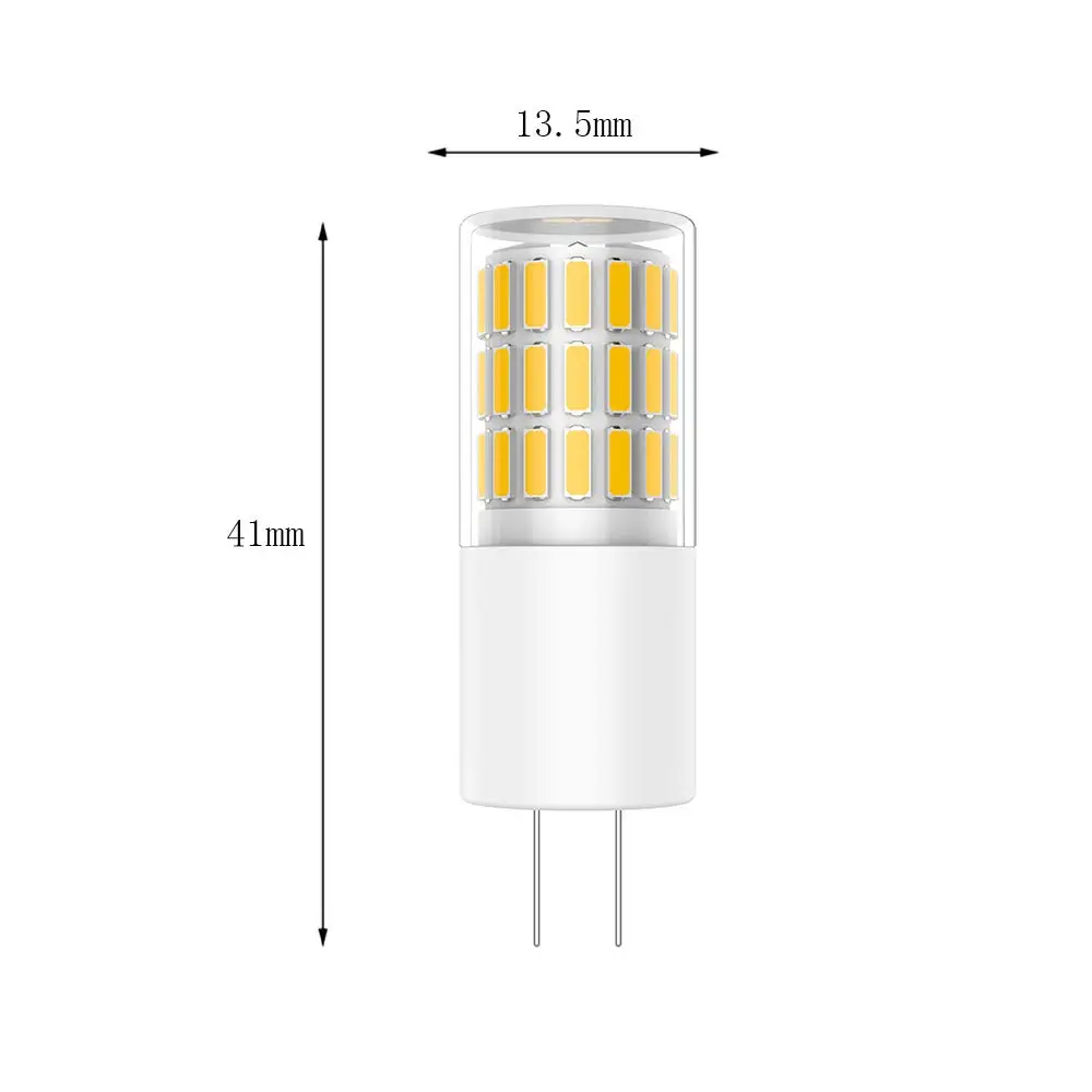 G4 светодиодный светильник 3 Вт с регулируемой яркостью 45 SMD 4014 s теплый белый 3000K