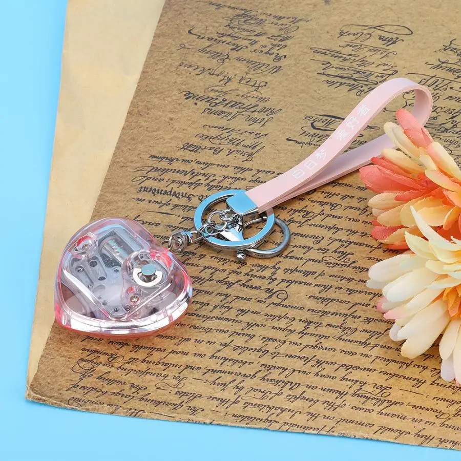 DIY движение музыкальной шкатулки брелок Handy Crank Музыкальный Чехол механические