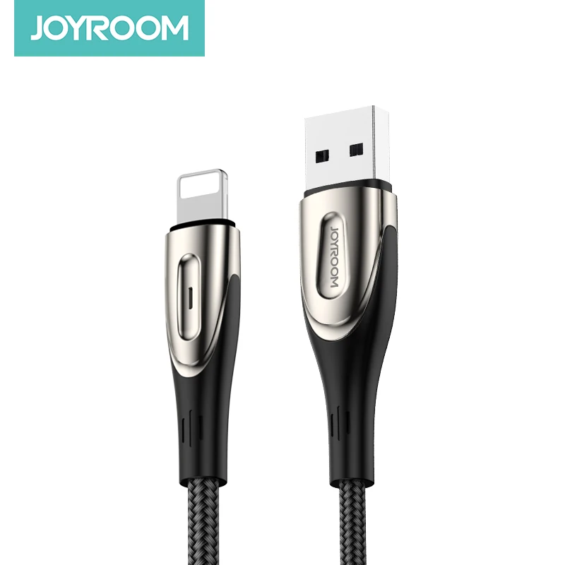 Joyroom S-M411 1 м 2 3 цинковый сплав нейлоновая оплетка 3A usb кабель для быстрой зарядки