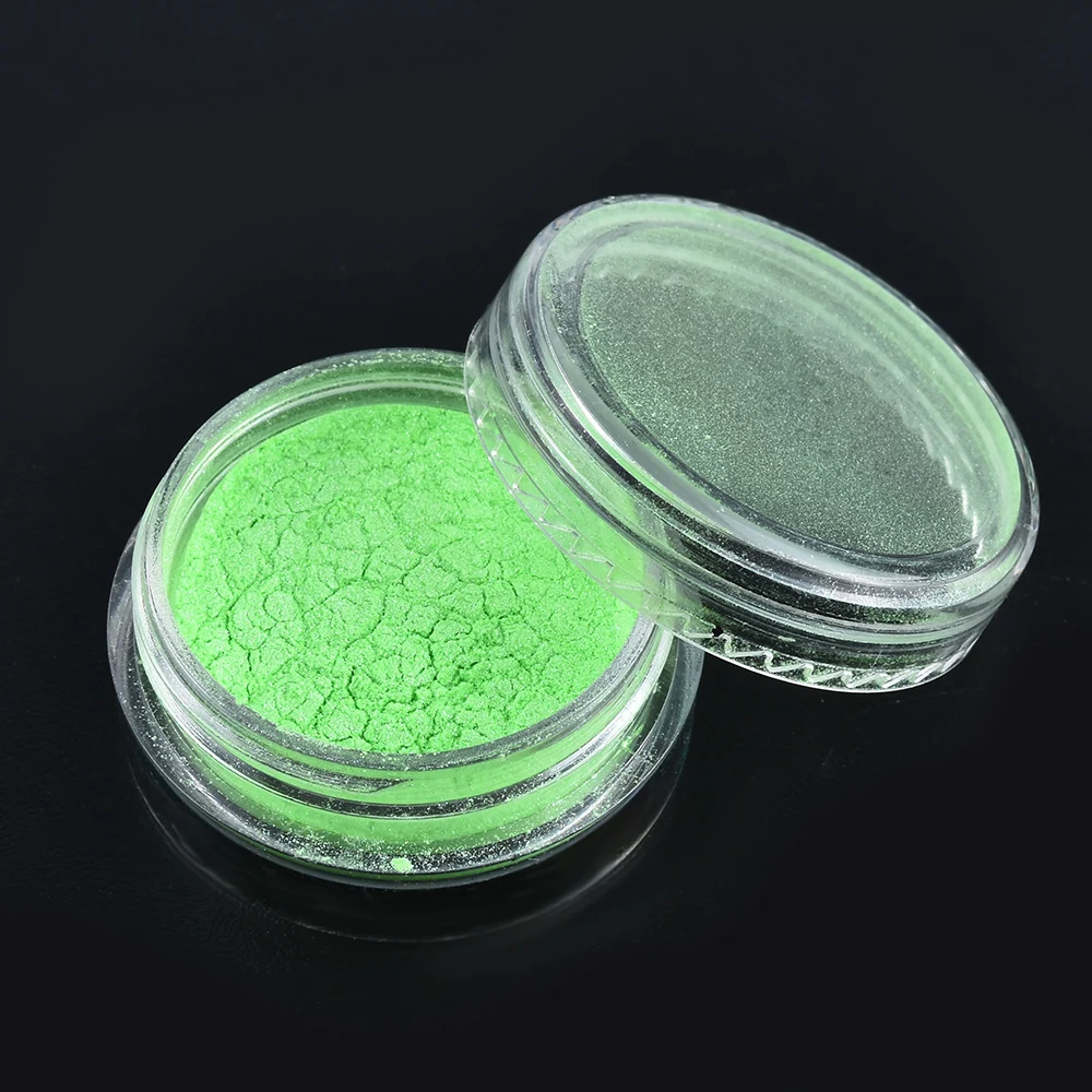 12 Цвет/ружье гвоздя набора блеск для ногтей искусство пигмент жемчужная пудра