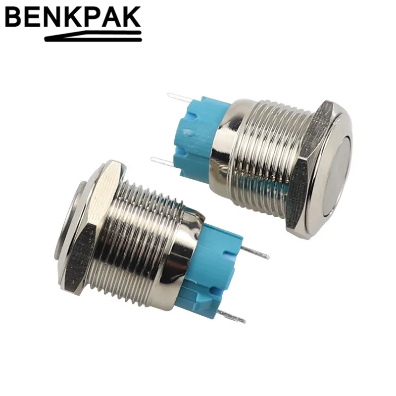 16-миллиметровый Meta мгновенный удлиненный кнопочный переключатель 2pin |