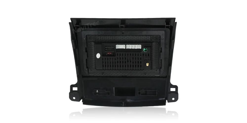 NaviTree 9 дюймов ips 1024*600 Android 9,0 автомобильный радио мультимедиа для Mitsubishi Outlander xl 2 2005-2011 bluetooth FM usb заднего вида