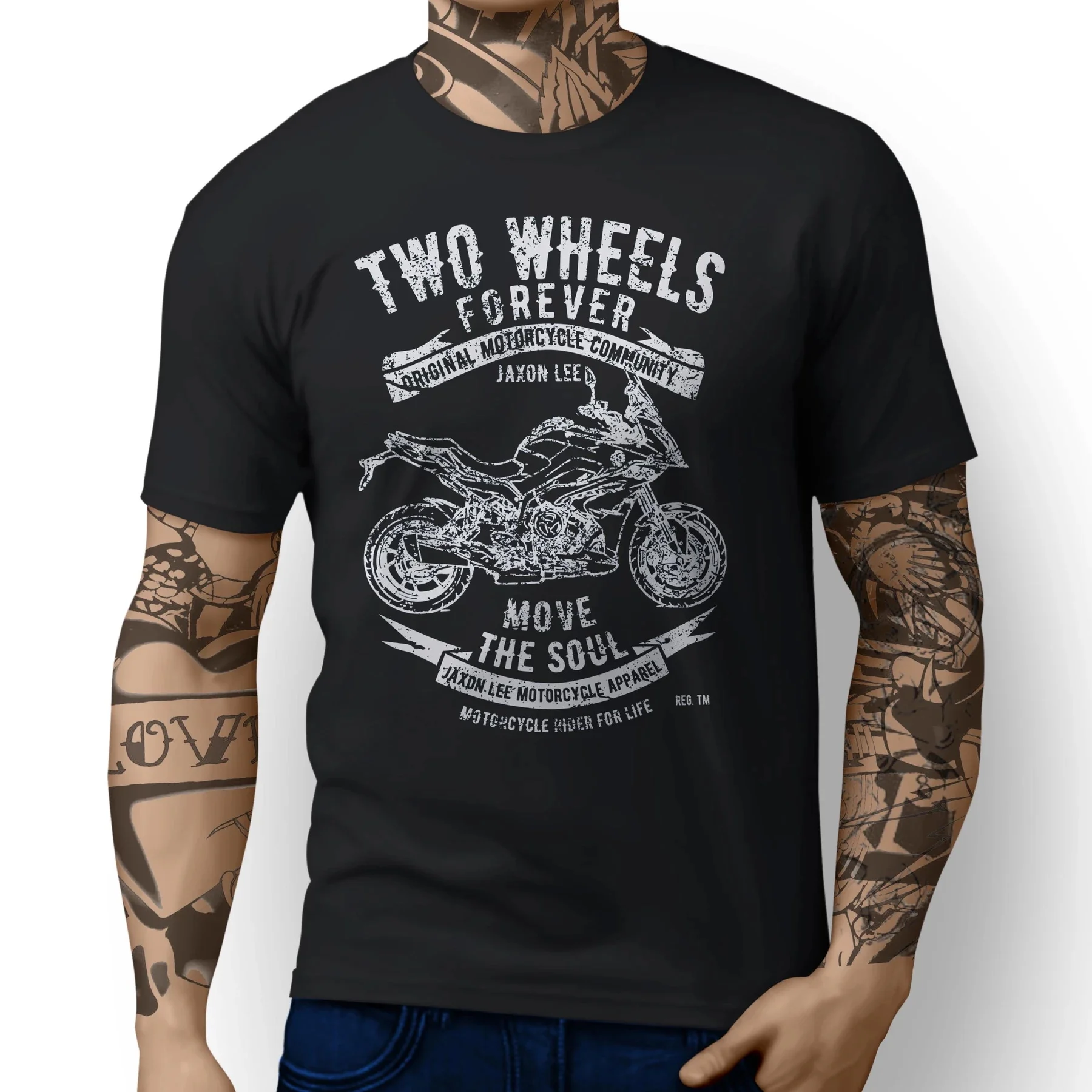 Soul S1000xr 2017 мотоцикл искусство футболки одежда модная футболка Crewneck 100% хлопок