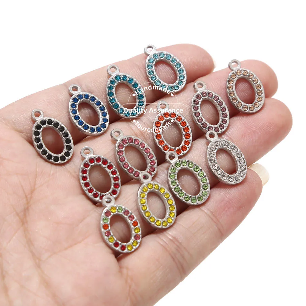 5 шт. овальные бусины из нержавеющей стали | Украшения и аксессуары