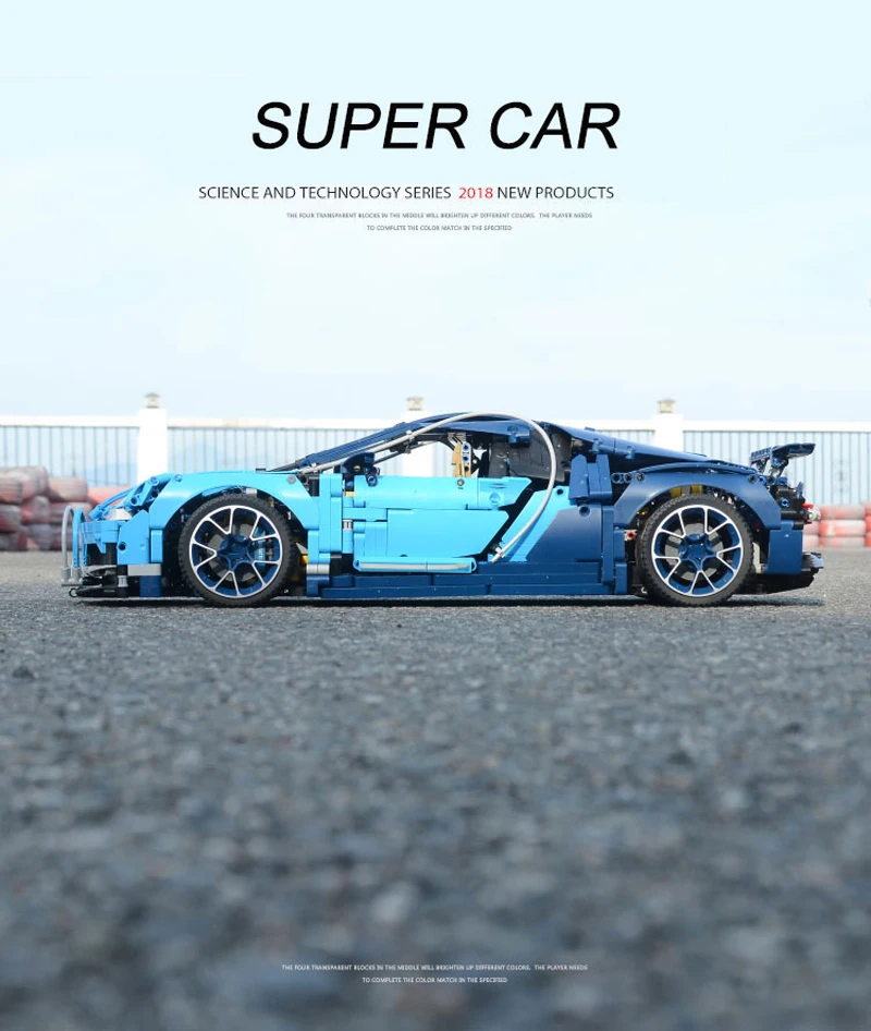 Супер гоночный автомобиль 23009 23010 20086 совместимый Technic 42083 MOC-22970 MOC-23010 строительные блоки кирпичи игрушки подарки