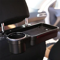 hot car auto rear back seat table drink food cup tray holder desk stand mount car seat back meal tray foldable desk table stand