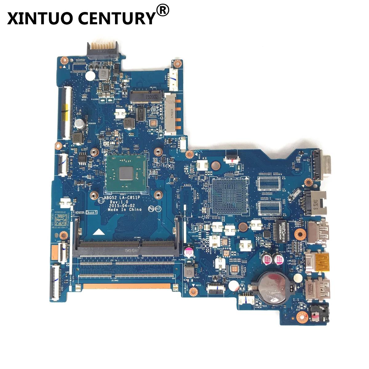 

ABQ52 LA-C811P For HP 15-AC 815249-501 815249-001 815249-601 Laptop motherboard with SR29E N3700 CPU DDR3 100% fully tested