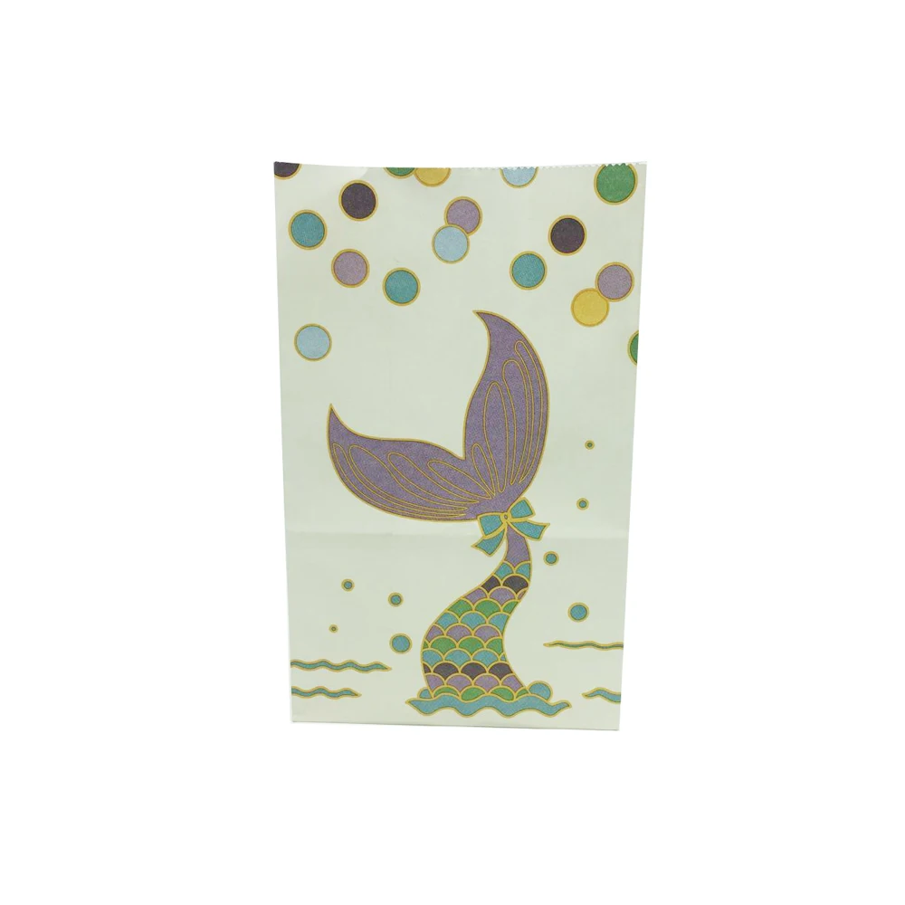 

Mermaid Birthday Party Packs Paper Treat Bags Mermaid Candy Bags Baby Shower Gift Box Birthday Party Supplies