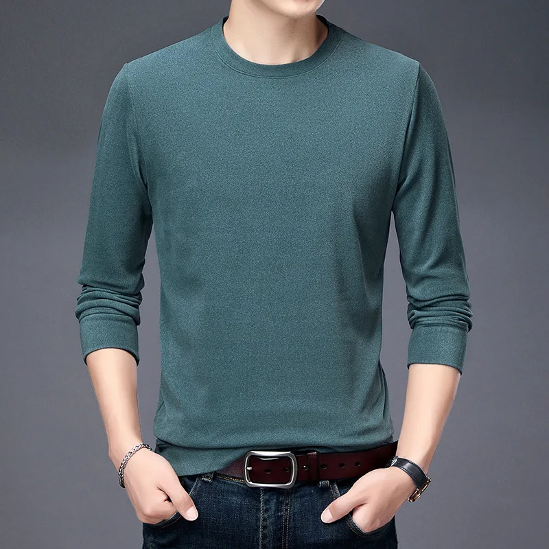 

2021 new solid color T-shirt casual T-shirt