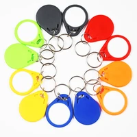 100pcslot 125khz proximity rfid em4305 t5577 smart card read and rewriteable token tag keyfobs keychains access control