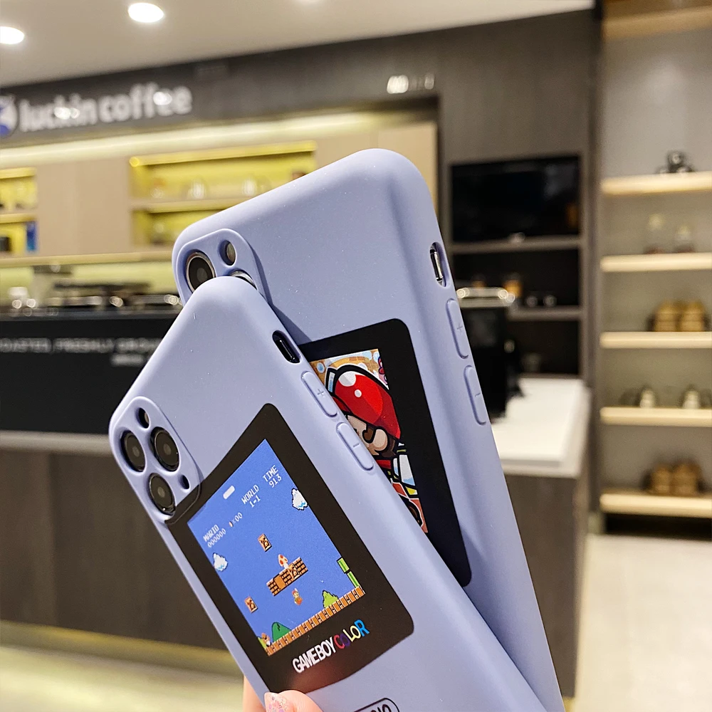 

The new iPhone12 has a cartoon Mario game case xs Max xr x xs apple 7Plus 8Plus silicone soft case