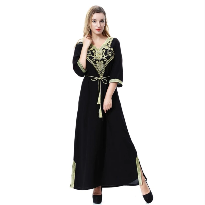 

Robe Femme Dubai Turkey Muslim Fashion Dress Islam Clothing Abayas For Women Vestidos Musulman boubou