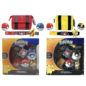 Натуральная Покемон, Бал эльфов ремень покебол Pikachu Покемон Pocket Monster вариант ModelToy комплект косплей фигурку модель, игрушка для детей, хороший подарок