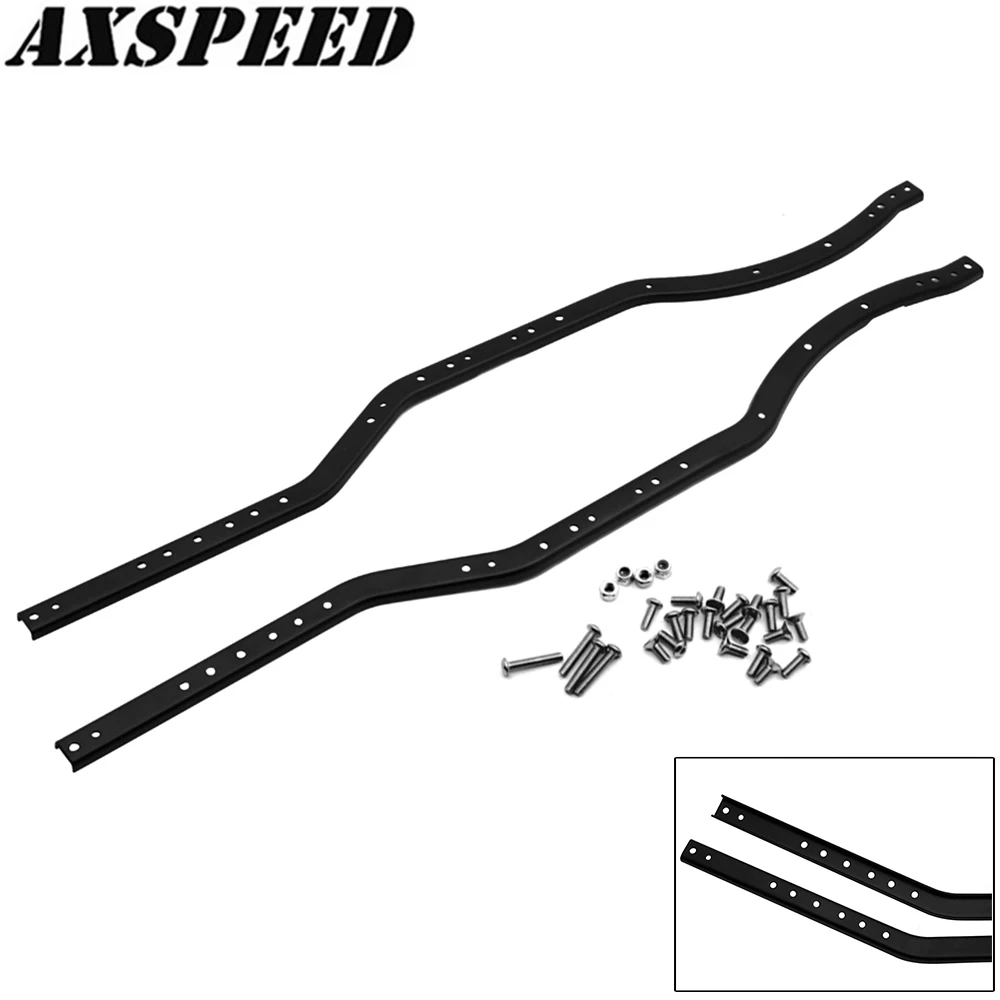 AXSPEED Рама корпуса из нержавеющей стали рельсы Радиоуправляемый автомобиль